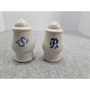 Vintage Ceramic Stoneware Salt & Pepper Shakers